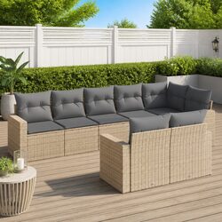 Your Ideal 8-Piece Garden Sofa Set in Beige