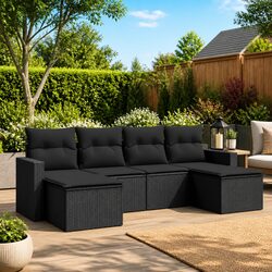 Enjoy Your Outdoors with a 6 Piece Garden Sofa Set