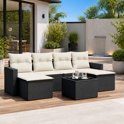 Create Your Perfect Outdoor Space with This 7 Piece Sofa Set