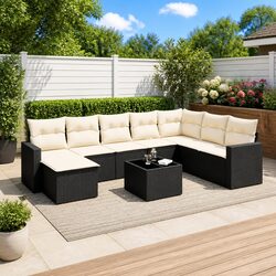Create Your Dream Patio with a 9-Piece Sofa Set