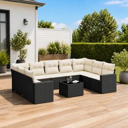 Friendly and Versatile 10 Piece Outdoor Sectional Sofa Set