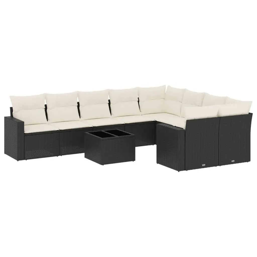 10-Piece Modular Rattan Sofa Set