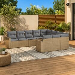 Welcome to Your New Outdoor Oasis – 10-Piece Sofa Set