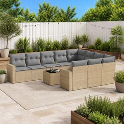 Friendly 11-Piece Outdoor Sectional Sofa Set for You