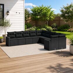 10 Piece Garden Sofa Set