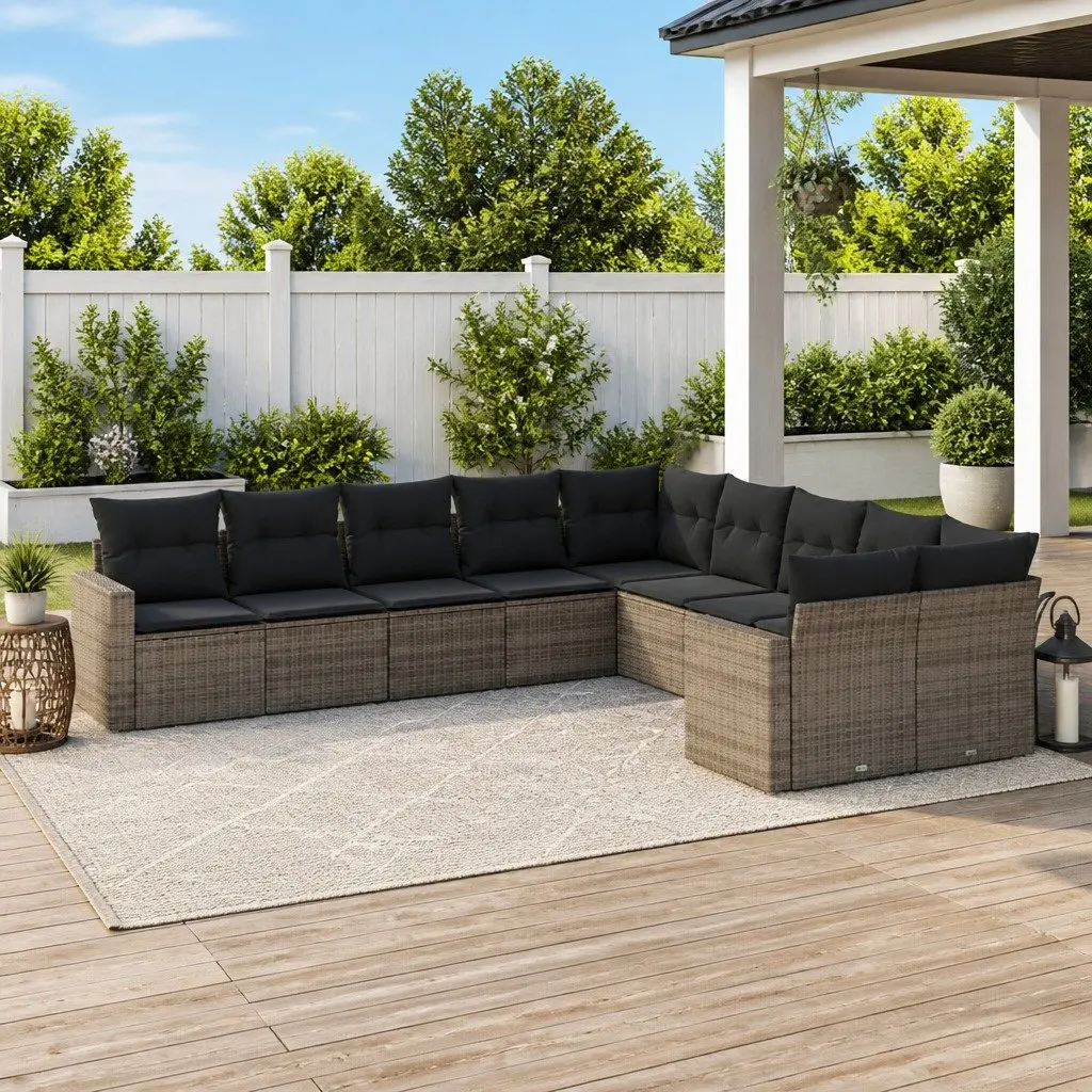 Outdoor 10-Piece Sectional Sofa Set