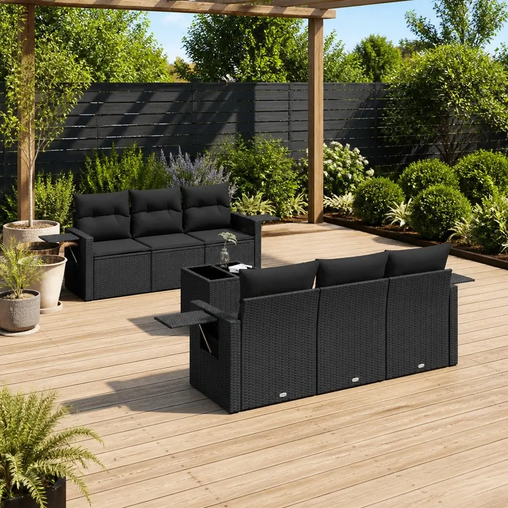 7 Piece Garden Sofa Set for Relaxing Outdoors