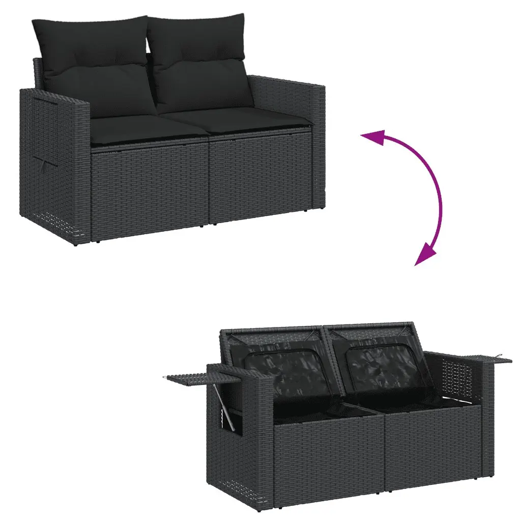 7 Piece Garden Sofa Set for Relaxing Outdoors