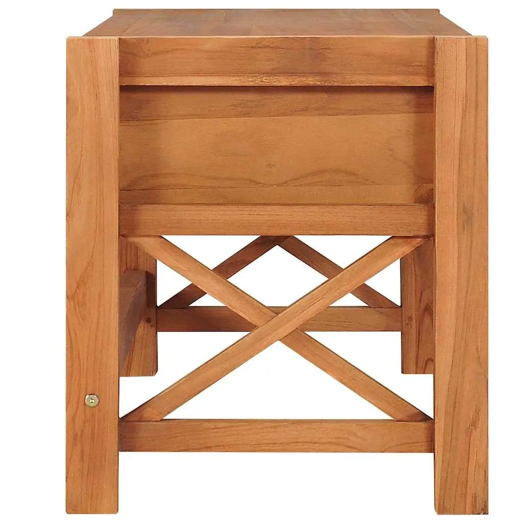 Teak Wood TV Cabinet 100x40x45 cm