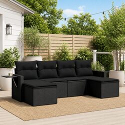 Create Comfort Outdoors with Our 6-Piece Sofa Set