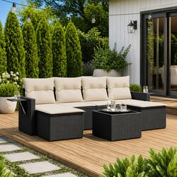 Friendly 7 Piece Outdoor Sofa Set - Customizable Comfort