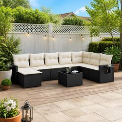 Your New 9 Piece Modular Garden Sofa Set Awaits