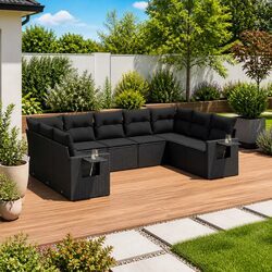 Your New 9 Piece Garden Sofa Set Awaits You