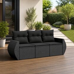 Your Ideal 3-Piece Garden Sofa Set Awaits You