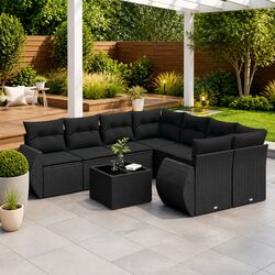 Your Perfect 9-Piece Garden Sofa Set for Outdoor Enjoyment