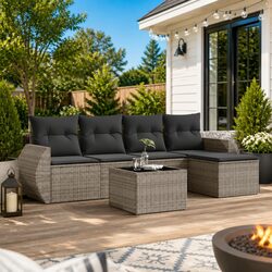 Enjoy Outdoor Comfort with This 6-Piece Sofa Set