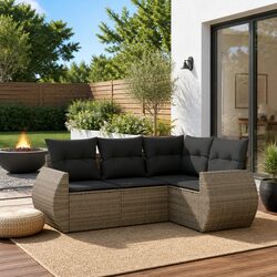Your Perfect 4 Piece Garden Sofa Set for Outdoors