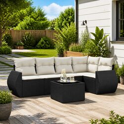 Your Ideal 6 Piece Garden Sofa Set for Outdoor Enjoyment