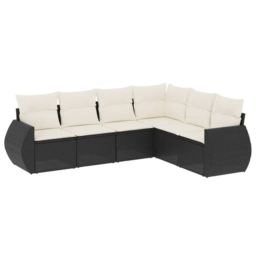 6 Piece Garden Sofa Set for Relaxation