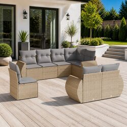 Friendly 8-Piece Outdoor Sofa Set with Storage