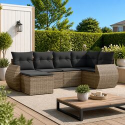 Your Friendly 6 Piece Garden Sofa Set for the Outdoors