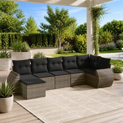 Friendly 7-Piece Outdoor Sofa Set for Your Patio