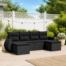 Create Your Perfect Outdoor Retreat with 6 Piece Sofa Set