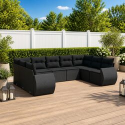 Your Perfect Outdoor Companion: 9-Piece Sofa Set