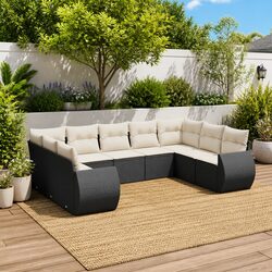 Your Outdoor Comfort: 9 Piece Garden Sofa Set