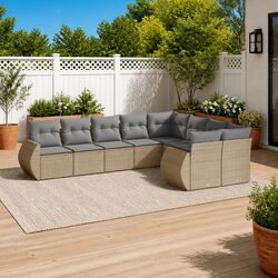 Your Cozy 9 Piece Outdoor Sofa Set Awaits