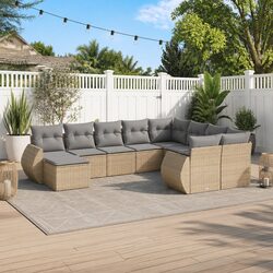 Your Ideal 10 Piece Garden Sofa Set Awaits
