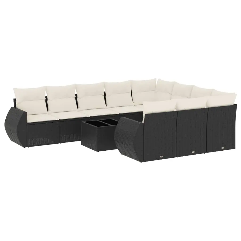 11 Piece Garden Sofa Set Outdoor Furniture Patio Lounge with Cushions Storage