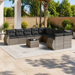 10 Piece Garden Sofa Set