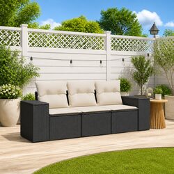Friendly Black Garden Sofa Set for Your Outdoor Enjoyment