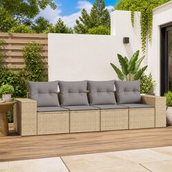 Friendly 4 Piece Garden Sofa Set for Outdoor Spaces