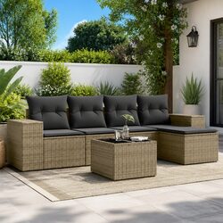 Your Perfect 6-Piece Garden Sofa Set in Grey
