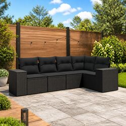 Friendly 5 Piece Garden Sofa Set with Cushions for You