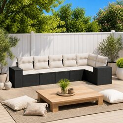 Create a Cozy Patio with Our 6 Piece Modular Sofa Set