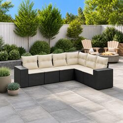 Friendly 6-Piece Garden Sofa Set for Your Outdoors