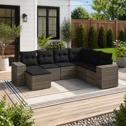 Create a Cozy Patio with a 7-Piece Outdoor Sofa Set