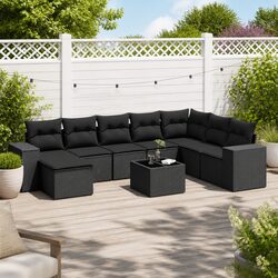 Comfortable 9 Piece Modular Garden Sofa Set for You