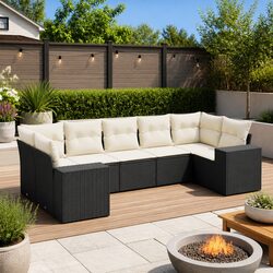Friendly 7 Piece Garden Sofa Set for Your Outdoor Comfort