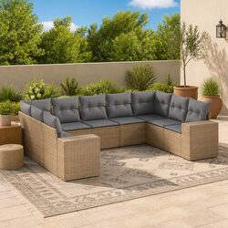 Friendly 9-Piece Outdoor Sofa Set for Your Enjoyment