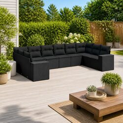 10 Piece Garden Sofa Set