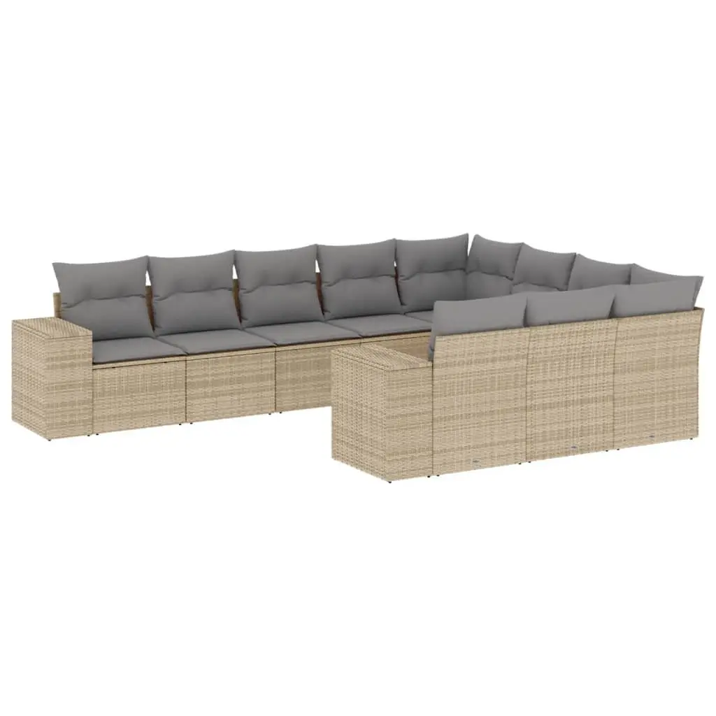 10-Piece Garden Sofa Set for Outdoors