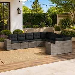 Your New 10-Piece Outdoor Sofa Set Awaits