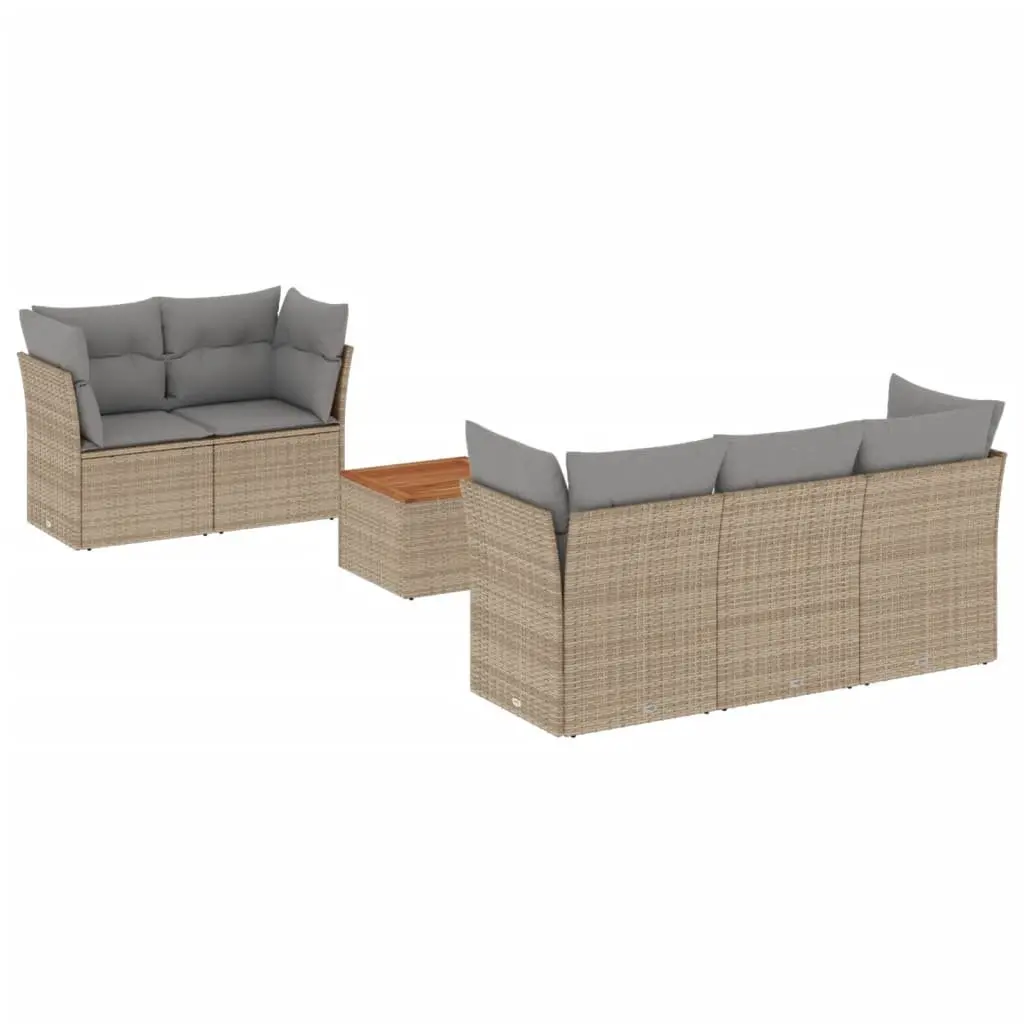 6 Piece Garden Sofa Set