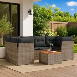 Friendly 7 Piece Garden Sofa Set Designed for You