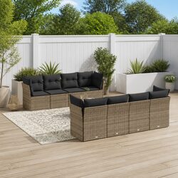 Enjoy Your Outdoors with a 9-Piece Garden Sofa Set