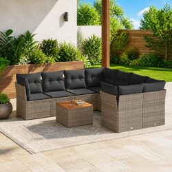 Friendly 9-Piece Garden Sofa Set for Outdoor Fun